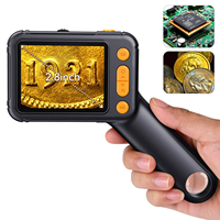 Microscope numérique portable USB GVDA avec écran IPS de 2,8 pouces, caméra 2MP 1000x, LED, indice de protection IP67, pour réparation électronique, inspection de circuits imprimés et de montres