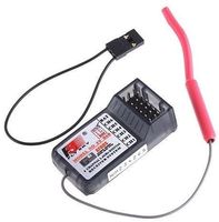 Sistema de Transmisor FlySky FS-T4B 2.4GHZ 4CH, Controlador de Radio con Receptor FS-R6B