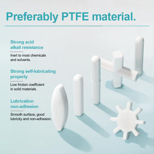 เครื่องกวนแม่เหล็ก PTFE แบบแท่งสปินเนอร์แม่เหล็กรูปทรงกระบอกกระบอก-B เครื่องผสมแมกนีตันแบบมีหลายขนาด - Product Image 3