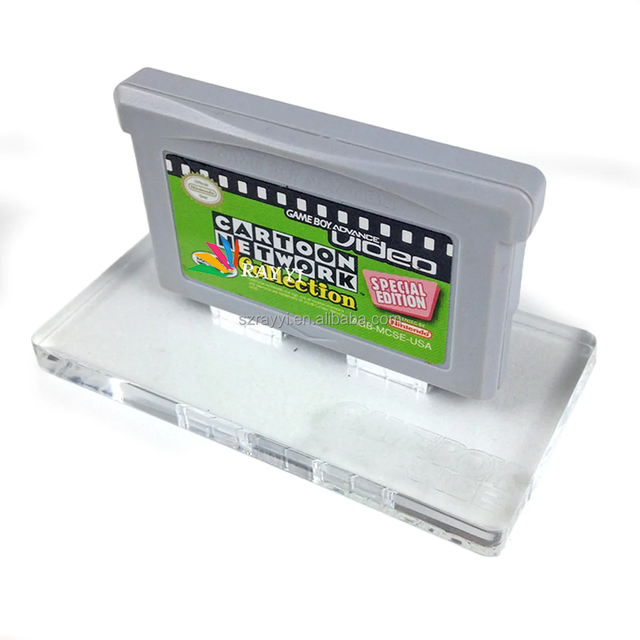 RAY YI factory made Game Boy Advance Cartridge Acrylic Gameboy Advance GBA Cartridge Display Stand for Retro Video Games