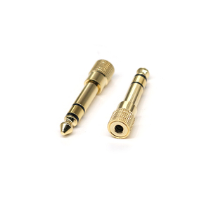 Adaptadores de Auriculares de Alta Gama de 6.35mm <span class=keywords><strong>a</strong></span> 3.5mm, Conectores de Audio de Cobre Puro, Adaptadores de Audio Chapados en Oro, Enchufes de 6.3mm, Conectores de 3.5mm - Product Image 2