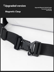 Tas Selempang Pria Bahan Oxford PU Berkualitas Tinggi, Ringan, Portabel, Tas Kerja, Bordir, Fungsional, Musim Panas - Product Image 6