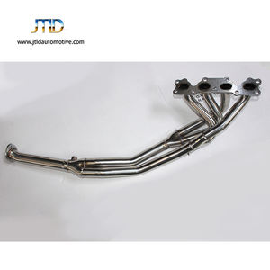 Tubo de escape de acero inoxidable para MAZDA MIATA 4CYL 1.6L NA <span class=keywords><strong>B6ZE</strong></span> 89-93 MX5 - Product Image 5