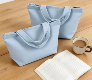 Sacs fourre-tout décontractés grande capacité avec motif jacquard, fermeture éclair tendance et doublure en toile - Product Image 2