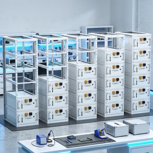 Caja de Baterías ASGOFT DIY 48V 280Ah 15kWh 16kWh LiFePO4, Paquete de Baterías de Fosfato de Litio Apilable con BMS, Carcasa Metálica - Product Image 1