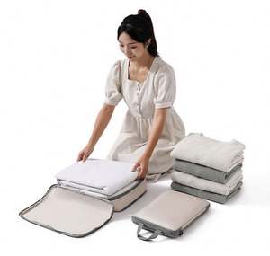 New <b>3</b> 4 5 Pcs Space Saver Travel Compression <b>Storage</b> Bag of Business Trip Large Capacity <b>Storage</b> Pack Waterproof Bag Set - Product Image 6