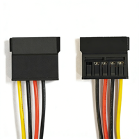 Adaptador de Corriente, Cable de Extensión de Interfaz Plana de 4 Pines para Puerto Serial, Cable de Terminal SATA a SCN