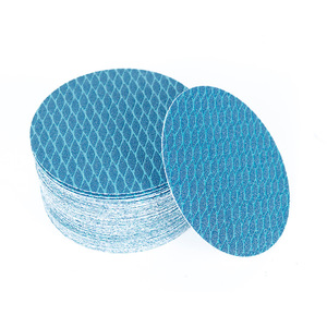 थोक सैंडपेपर ब्लू रहोबस 240 ग्रिट हुक और लूप एंटी क्लोजिंग रैमबस सैंडिंग डिस्क कार पॉलिशिंग के लिए डिस्क - Product Image 4