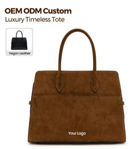 Sac à main pour femme en cuir végétalien de luxe, sac à main à poignée supérieure, sac de travail quotidien pour femme personnalisé et tendance - Product Image 1