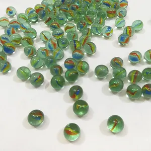 Boules de billes de verre de jouet décoratives solides claires faites à la machine