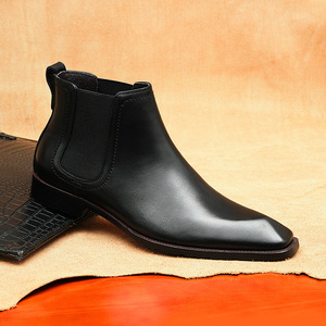 Zapatos Casuales Formales de Negocios para Hombre, Transpirables, de Moda, de Cuero Genuino, Sin Cordones, Ligeros, con Suela de Goma Antideslizante - Product Image 1