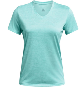 Para <span class=keywords><strong>Under</strong></span> for <span class=keywords><strong>Armour</strong></span> mujer Tech Twist manga corta cuello en V <span class=keywords><strong>Top</strong></span> Casual sólido tejido de punto transpirable para verano de talla grande - Product Image 5