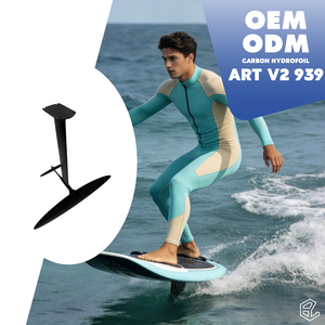 Hydrofoil para Kite Surf Axis Foil ART V2 939 de 900 cm² con Mástil de Carbono AXIS Ultra Pro de 80 cm para Tabla de Surf, Wake Foil y Surf - Product Image 1