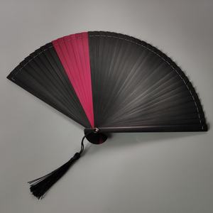 Éventails pliants haut de gamme pour femmes, entièrement en <span class=keywords><strong>bambou</strong></span>, peints à la main, pour la danse et le cheongsam, avec découpes sculptées, style boutique - Product Image 3