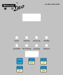 Sistem pengolahan air RO ultra laboratorium 10-150L dengan Filter dan pompa 220V untuk analisis HPLC/TOC/IC - Product Image 3