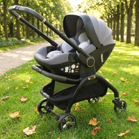 Poussette bébé légère en alliage d'aluminium, capacité 15 kg, poussette de voyage portable pour usage extérieur et intérieur, logo personnalisé OEM ODM