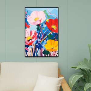 Impressions sur toile verticales encadrables personnalisées, décor mural élégant - Product Image 5