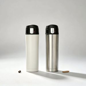 Taza de Viaje Aislada de 450 ml para Auto, Estilo Japonés Ecológico, Acero Inoxidable 304, Tapa Abatible, Venta al Por Mayor, Regalo Corporativo - Product Image 3