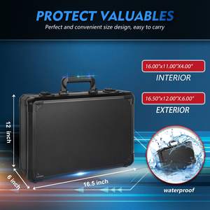 Muestra Gratuita, Caja de Almacenamiento Impermeable con Asa y Cremallera, Personalizada con Impresión, para Reloj Electrónico, Carcasa Rígida con Espuma EVA - Product Image 2