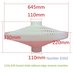 E003 hộ gia đình xi măng bộ xương lá chắn giao diện cơ sở ổ cắm hồ bơi nhà vệ sinh đất AO Phễu thoát nước thải phòng chống cơ sở - Product Image 2