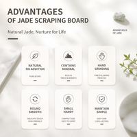 Outil Gua Sha personnalisable en jade naturel en forme de dauphin, poli, pour massage du visage et du corps, lifting, soulagement des méridiens, SPA, soins de la peau à domicile