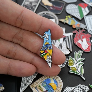 Nhà Máy Bán Hàng Trực Tiếp Phù Hiệu Kim Loại Điện Thoại Dán Palestine Nhiều Phong Cách Khắc Hợp Kim Lễ Hội Quà Tặng 3D Dán Cho Điện Thoại - Product Image 4