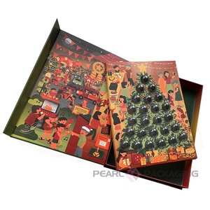 Hộp Bonbon Sô Cô La Với Khay Nhựa Hộp Quà Sô Cô La Nhỏ Lịch Giáng Sinh Cho Nấm Cục - Product Image 1