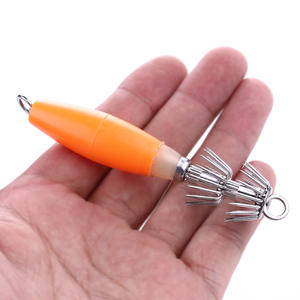 Hameçon de gabarit de poulpe et de calmar à Double <span class=keywords><strong>fil</strong></span> FH212, hameçon de calmar lumineux fluorescent, <span class=keywords><strong>leurre</strong></span> de gabarit de crevette, 16g, 100mm - Product Image 2