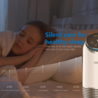 Penjernih Udara OEM Smart Sensor WiFi Portabel dengan Filter Karbon Aktif Elektrik Hepa, Ionizer UV, Rendah Kebisingan, Dikendalikan Aplikasi untuk Rumah