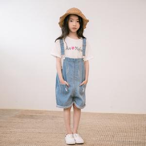 Productos Más Vendidos, Pantalones Cortos de Moda Coreana para Niñas, Jeans con Tirantes, Compra al por Mayor desde China - Product Image 3