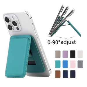 Bán buôn sang trọng PU da RFID chủ thẻ có thể điều chỉnh <span class=keywords><strong>Iphone</strong></span> từ ví điện thoại với đứng - Product Image 1