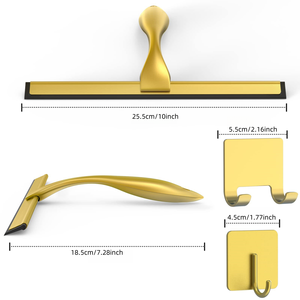 ホット新デザイン10インチスキージ窓洗浄シリコーンスキージゴムワイパー人気ウィンドウクリーナー - Product Image 3
