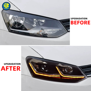 YU Guang für <span class=keywords><strong>VW</strong></span> <span class=keywords><strong>POLO</strong></span> 6R 2011-2018 LED-Scheinwerfer-Upgrade <span class=keywords><strong>MK5</strong></span> 2011-2018 TFL-Projektoren 12V Frontleuchte 6000K LHD- und RHD-Scheinwerfer - Product Image 2