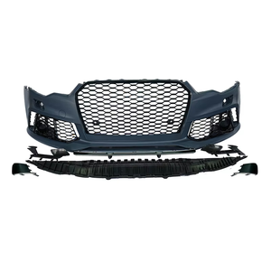 Kit carrosserie de remplacement pour pare-chocs avant <span class=keywords><strong>Audi</strong></span> <span class=keywords><strong>A6</strong></span> S6 C7 2012-2015, style RS6, avec calandre, pour mise à niveau et lifting - Product Image 2