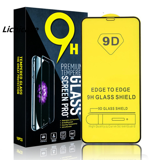 Lichicase for Xiaomi 14 Ultra 9D 9H Full Glue Tempered Glass for Redmi A3 Screen Protector Film