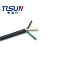 Cable de Alimentación Estándar Estadounidense Modelo SE, 3 Núcleos, 18AWG, Revestimiento de TPE, Resistencia a la Temperatura 105 ℃
