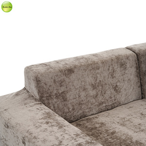 EU Minimalist Design U-shape Modular Velvet Large Size <b>Compressed</b> Couch Sets with Spring <b>Bag</b> for Villa Living Room - Product Image 4