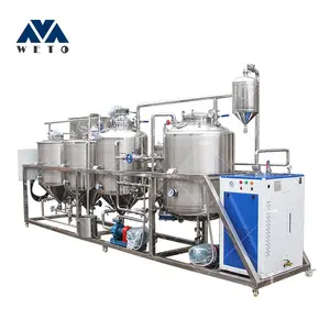 Hot sale cotton seed oil refining equipment refinery plant