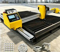 Machine de découpe plasma et flamme CNC portative à haute efficacité, modèle 1530, double torche, servomoteur, équipement de découpe de tôles d'acier