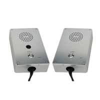 Sip Voip Interphone de bureau SPON Téléphone de bureau Appel d'urgence Téléphone Bouton-poussoir Panneau d'appel Solution d'interphone de stationnement
