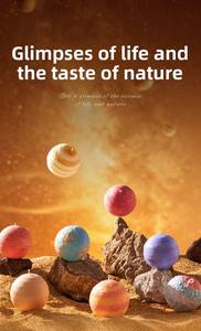 ชุดของขวัญสุดสร้างสรรค์สำหรับวันและวันหยุดของผู้หญิงชุดอัญมณีทรงแปดดาวเคราะห์แบบผสมขี้ผึ้ง - Product Image 4
