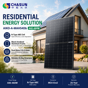 Panneaux solaires bifaciaux en verre double de type N <span class=keywords><strong>AIKO</strong></span> 440-460W entièrement noirs, haute efficacité 23,1 %, module PV, garantie 25 ans, pour la maison - Product Image 3