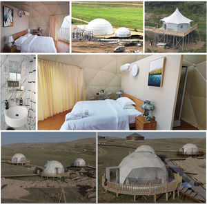 Tente dôme géodésique igloo transparente de luxe pour salon professionnel extérieur hivernal - Grande <span class=keywords><strong>vente</strong></span> - Product Image 4