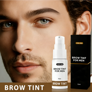 Teinture Cosmétique Noire Temporaire Imperméable 15ml à Marque Privée, Tenue 3-7 Jours, pour <span class=keywords><strong>Sourcils</strong></span> et Poils Corporels Masculins - Product Image 1