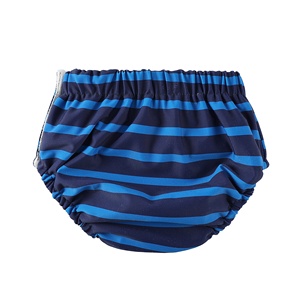 Maillot <span class=keywords><strong>de</strong></span> <span class=keywords><strong>bain</strong></span> UPF 50 pour enfants avec chapeau <span class=keywords><strong>de</strong></span> soleil et pantalon <span class=keywords><strong>de</strong></span> <span class=keywords><strong>bain</strong></span> respirant Ensemble 2 pièces en Spandex/Nylon Couches Nappy Friendly - Product Image 5