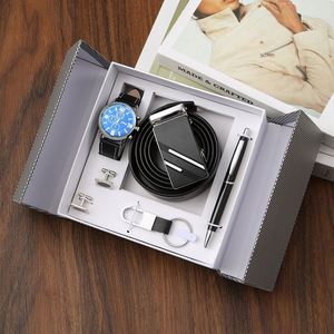 Conjunto de Regalo de Estilo Ejecutivo para Hombre, Tendencia 2026, Pulseras y Reloj, Souvenir Promocional para Año Nuevo y San Valentín - Product Image 2