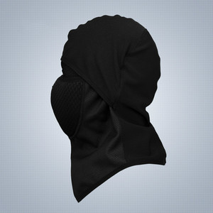 Masque facial de cyclisme Yueli en néoprène noir, coupe-vent pour l'hiver, protection pour le ski et les activités de plein air - Product Image 2