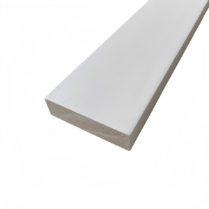 Diseño tradicional Embellecedor de madera Imprimado Madera Pino S4S Moldura cuadrada - Product Image 1