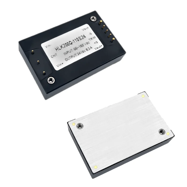 Hi-Link 200W HLK-200MQ110S24 DC/DC Power Module 110V to 24V Half-brick Power Module 200Q-110S24 Support Remote Control