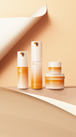 Pot de crème minimaliste OEM ODM en PP à paroi simple, 10G, 50G, 100G, 150G, 200G, pour démaquillant, exfoliant et crème visage